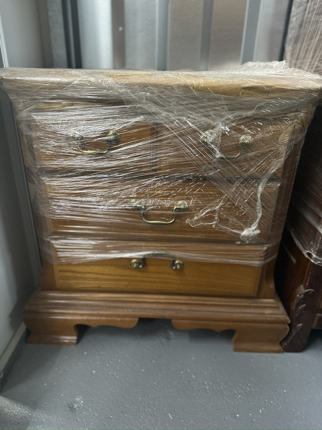Vintage Wooden Nightstand