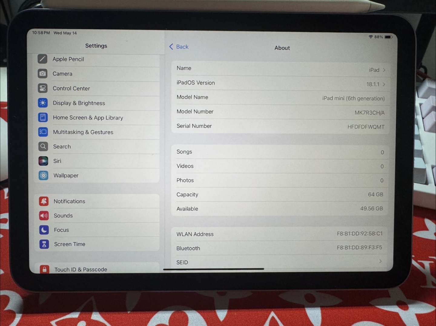 iPad mini (6th generation) 64GB - Purple with Apple Pencil - photo 4