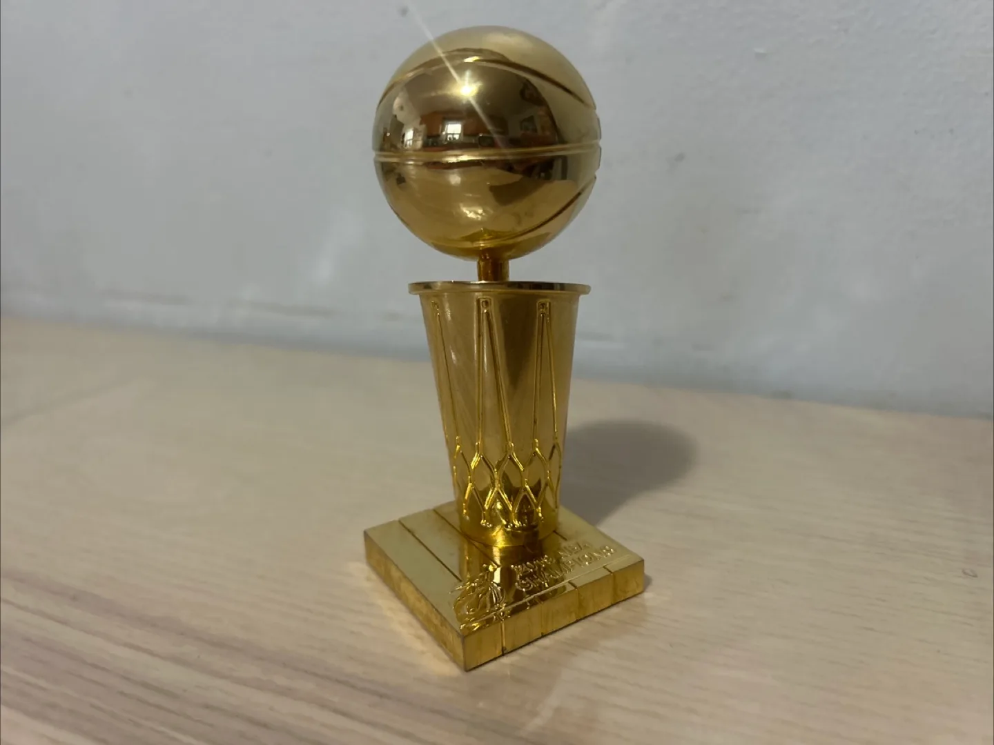 Miniature NBA Championship Trophy Replica thumbnail
