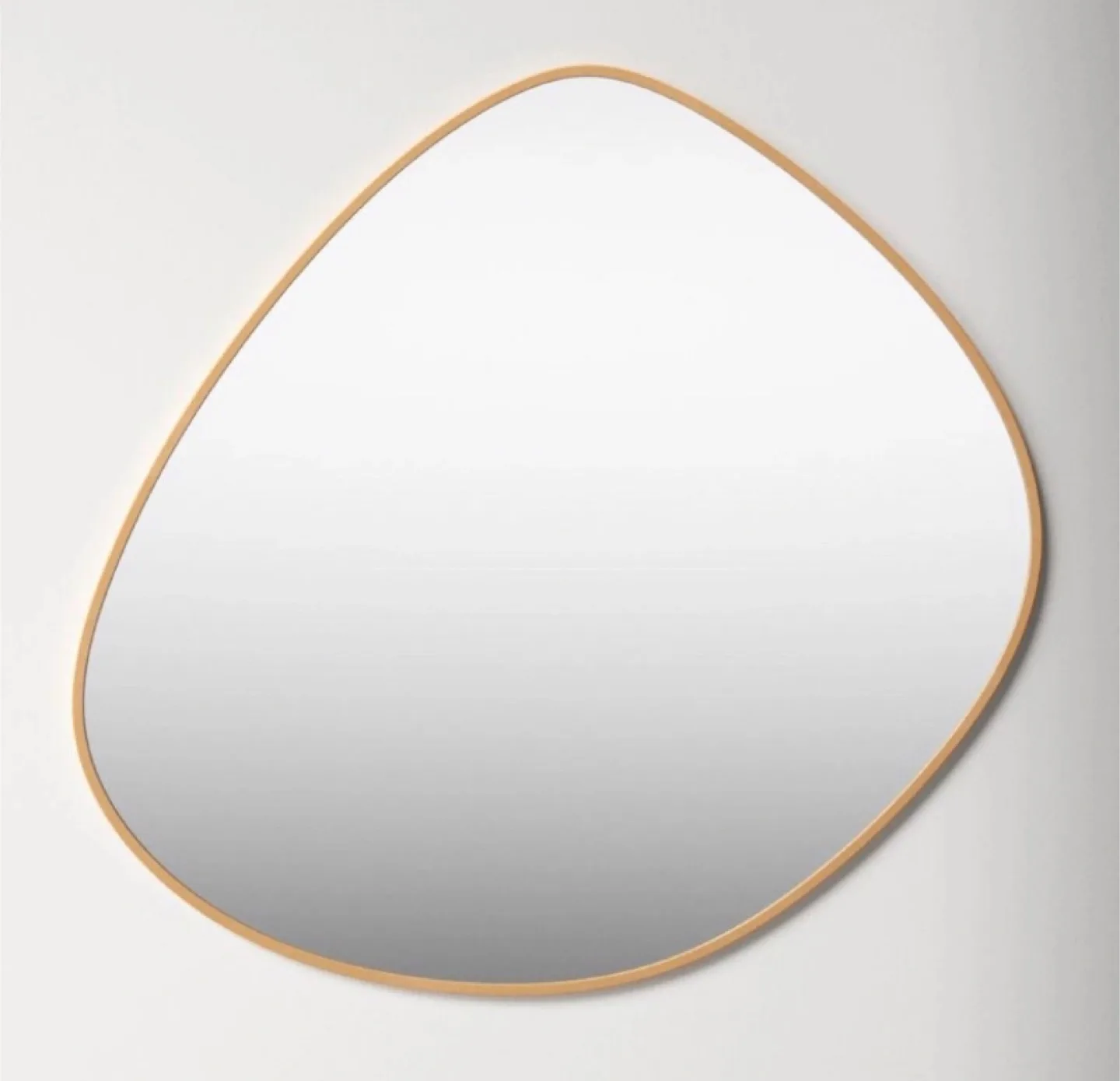 Large Gold Framed Pebble Mirror image indicator(2)