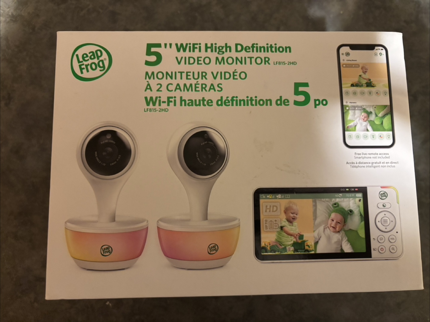 LeapFrog Wi-Fi Baby Monitor with 2 Cameras