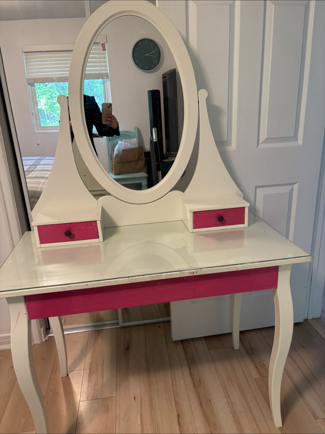 Urgent- IKEA Vanity Table with Mirror