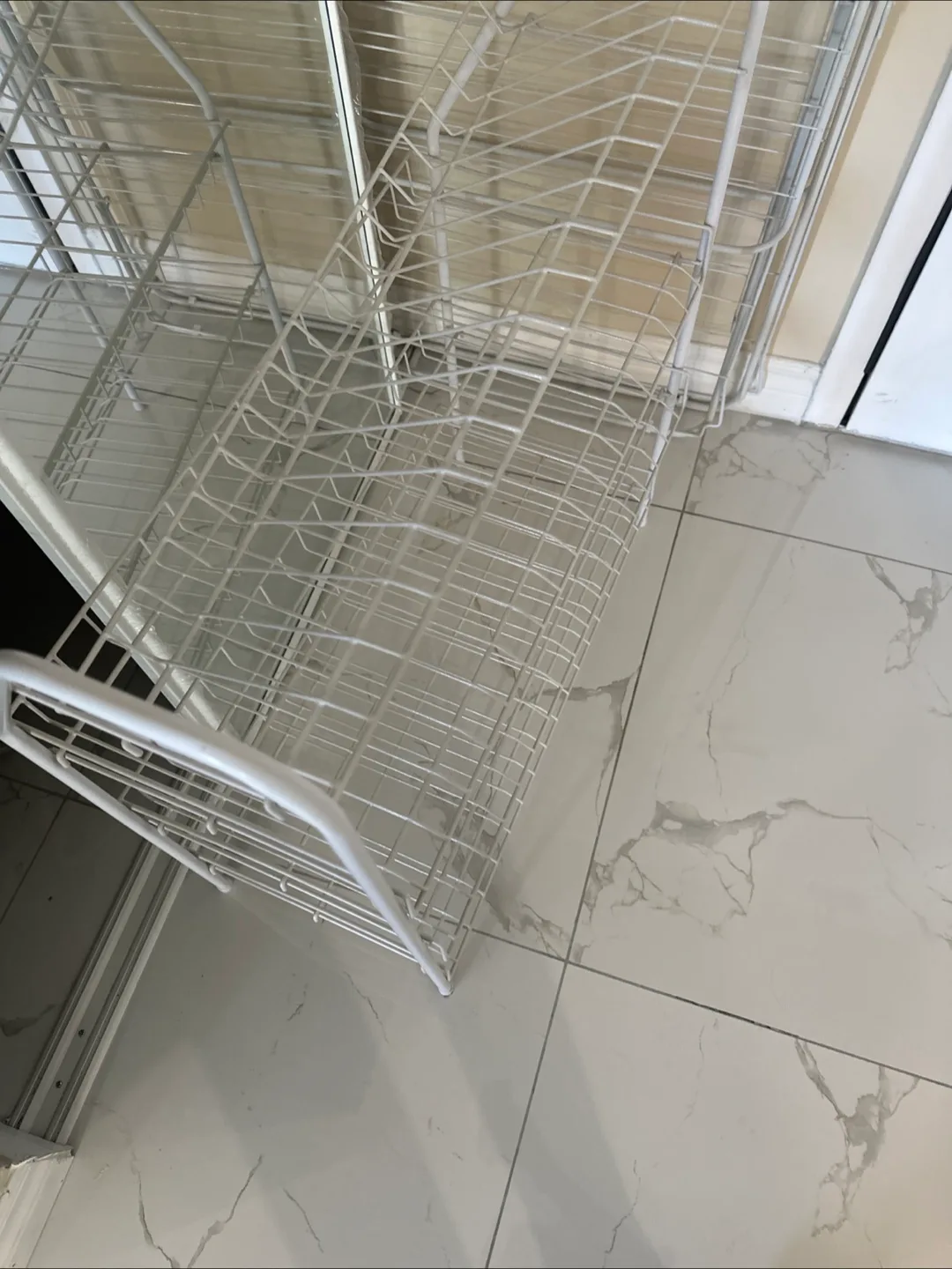 Metal 4 tier shoe stand and cloth dryer thumbnail