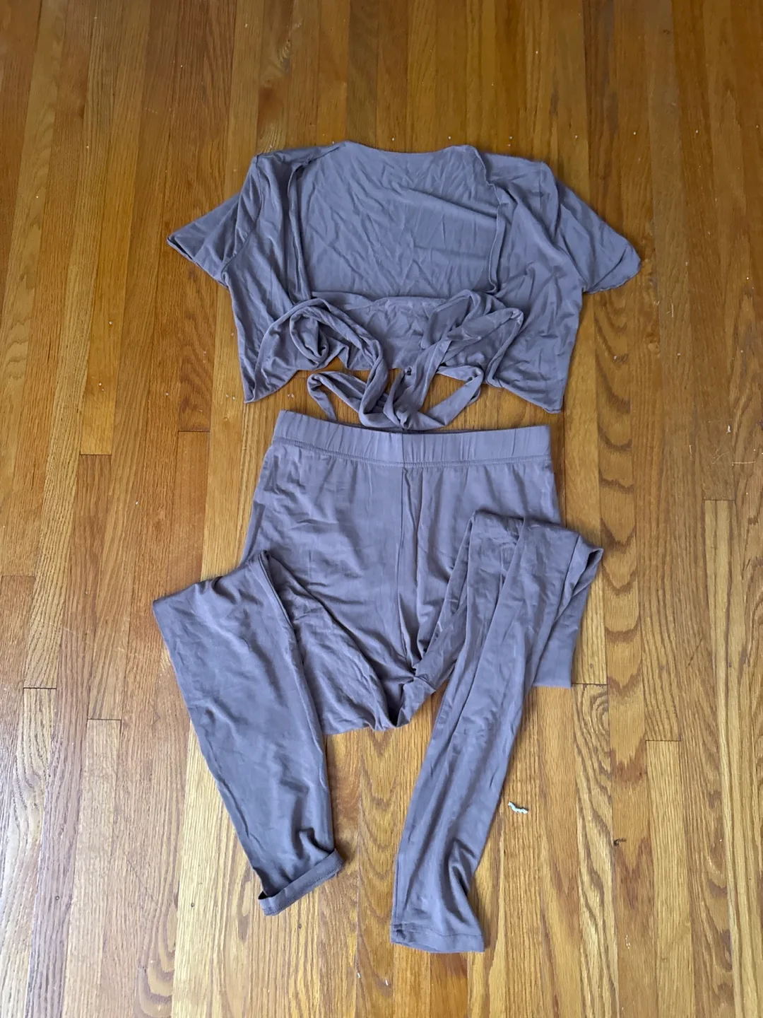 Mauve Two-Piece Lounge Set thumbnail