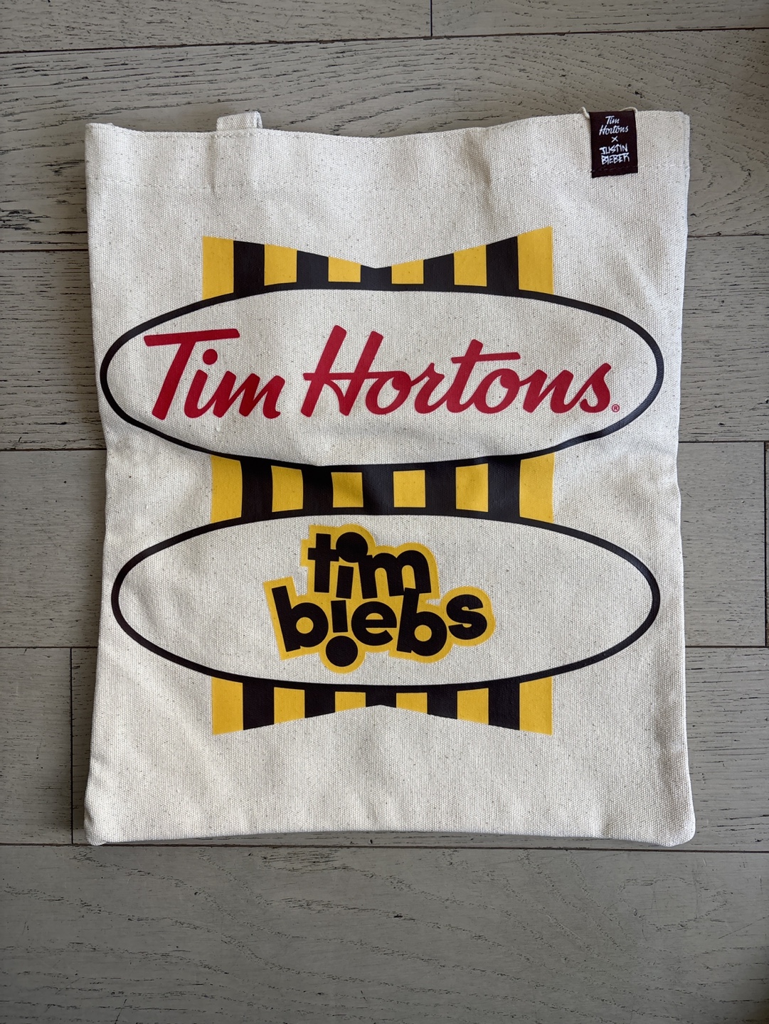 Tim Hortons x Tim Biebs Tote Bag