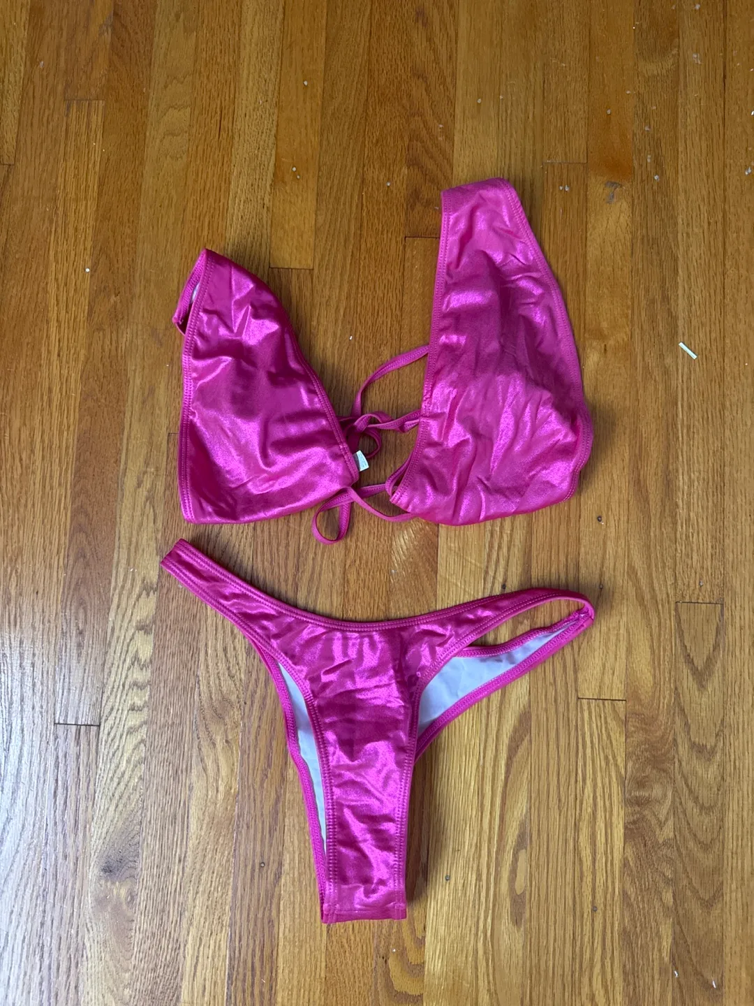 Pink Metallic Bikini thumbnail