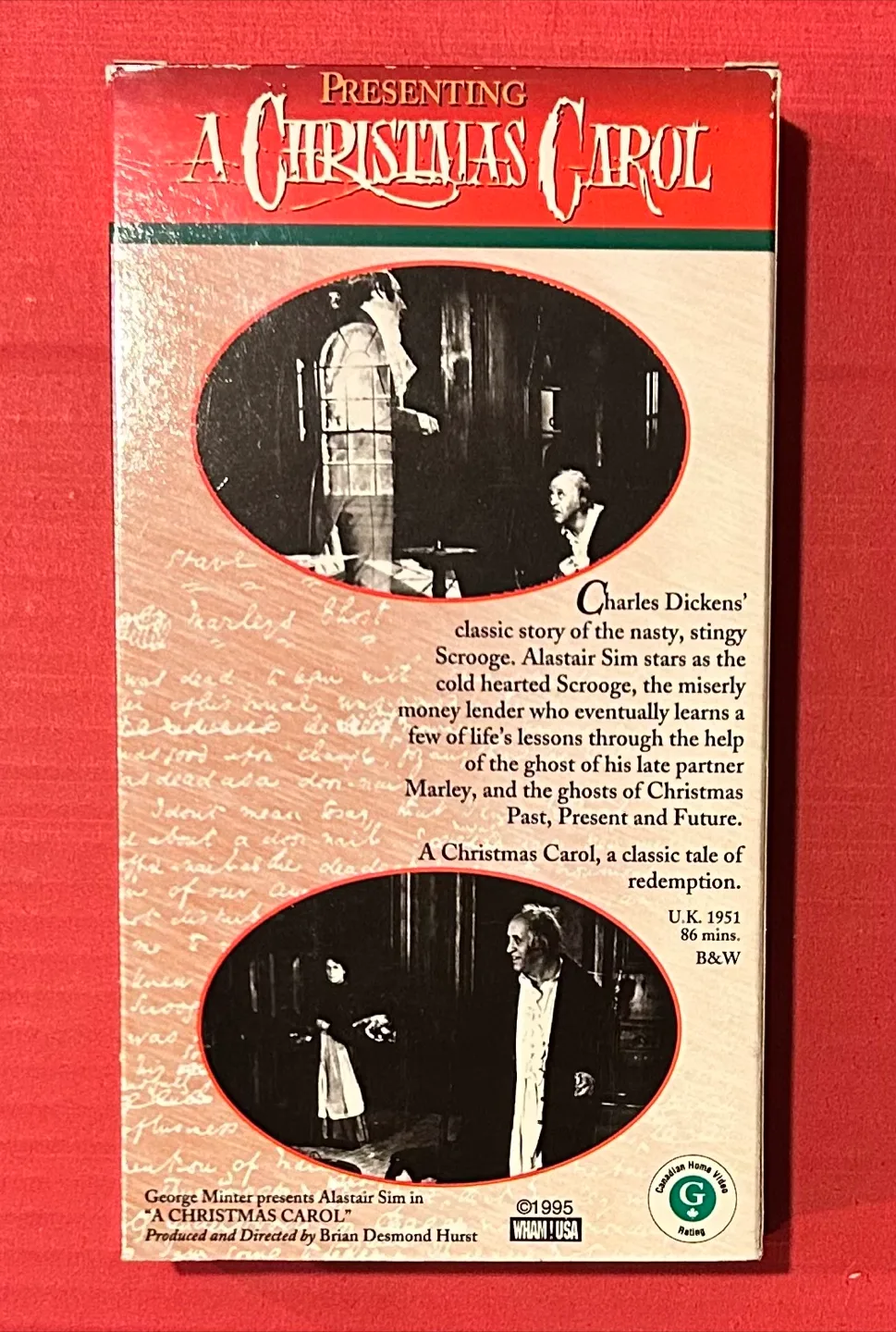 ✨✨Vintage VHS: A Christmas Carol starring Alastair Sim image indicator(2)