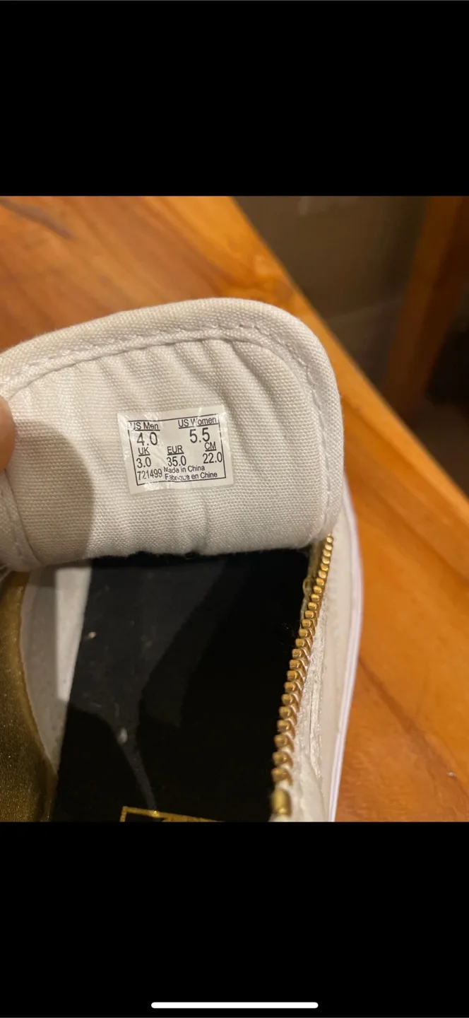 Vans Zip-Up Sneakers Size 5.5 image indicator(3)