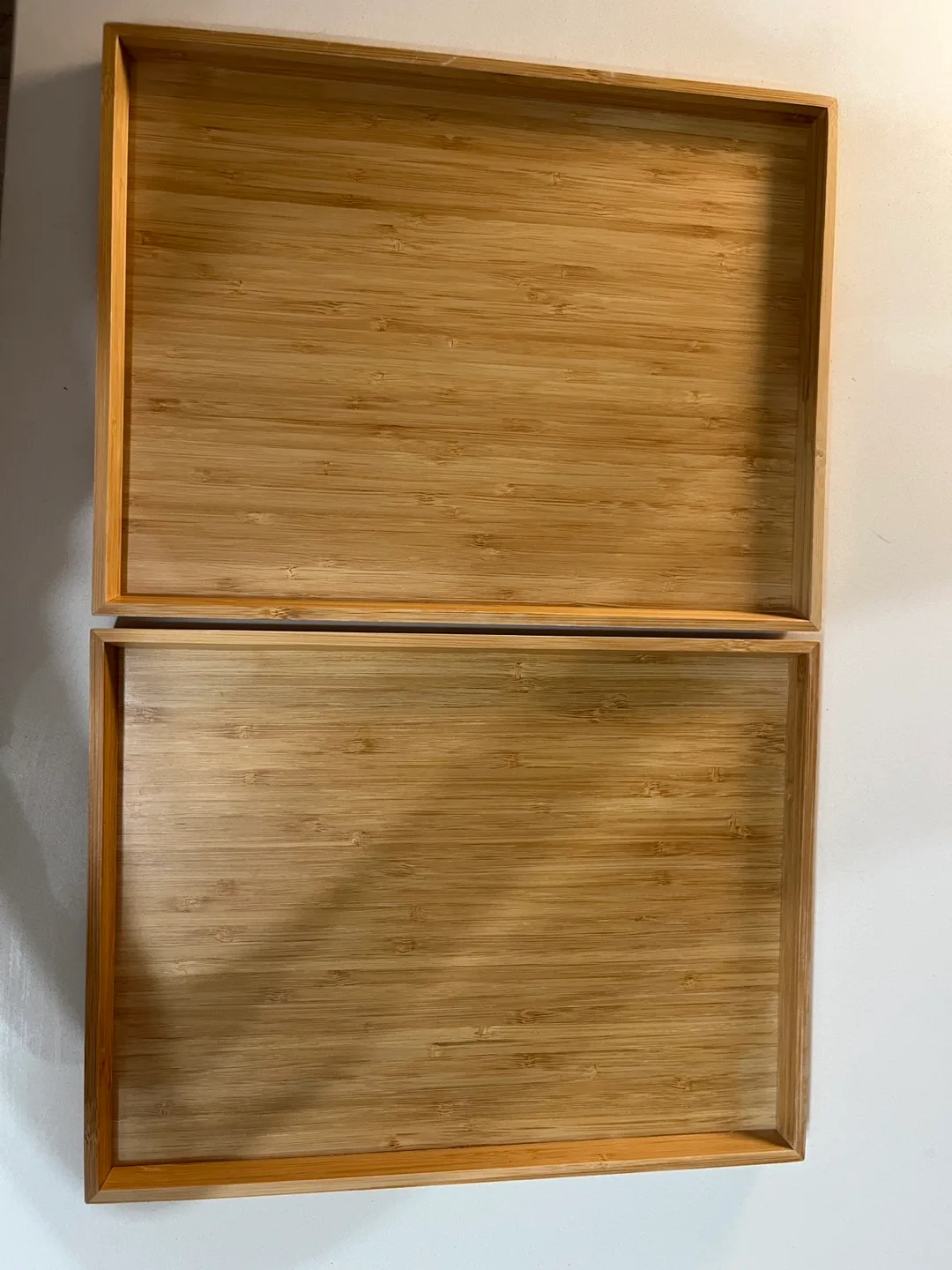 IKEA OSTBIT Bamboo Tray Set thumbnail