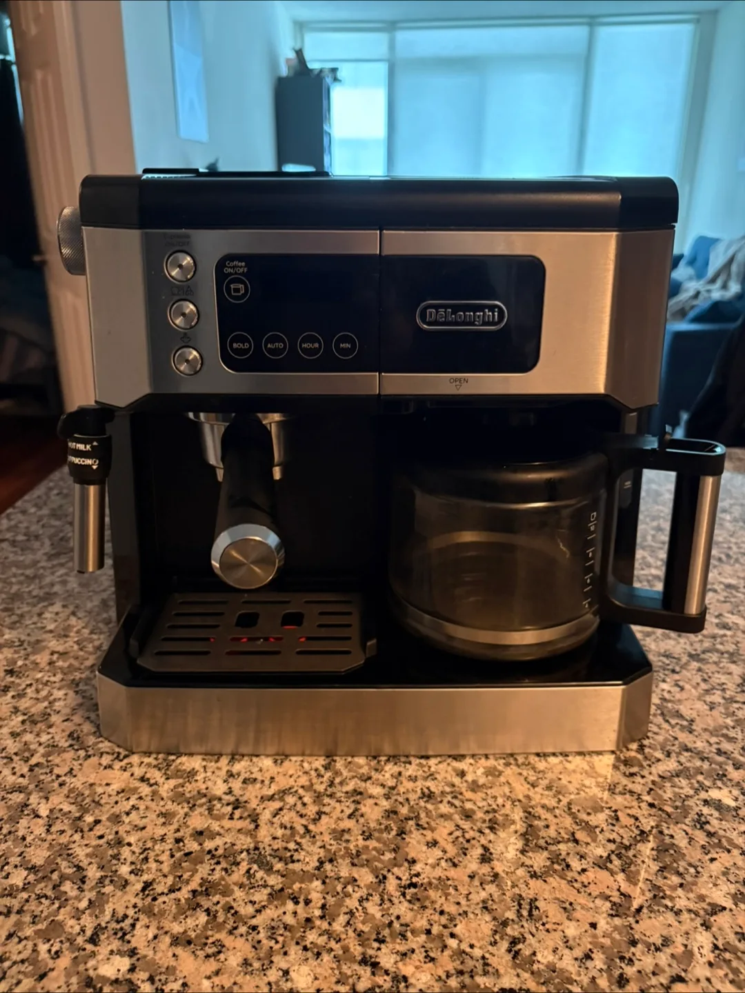 DeLonghi Espresso Machine and Coffee Maker Combo thumbnail