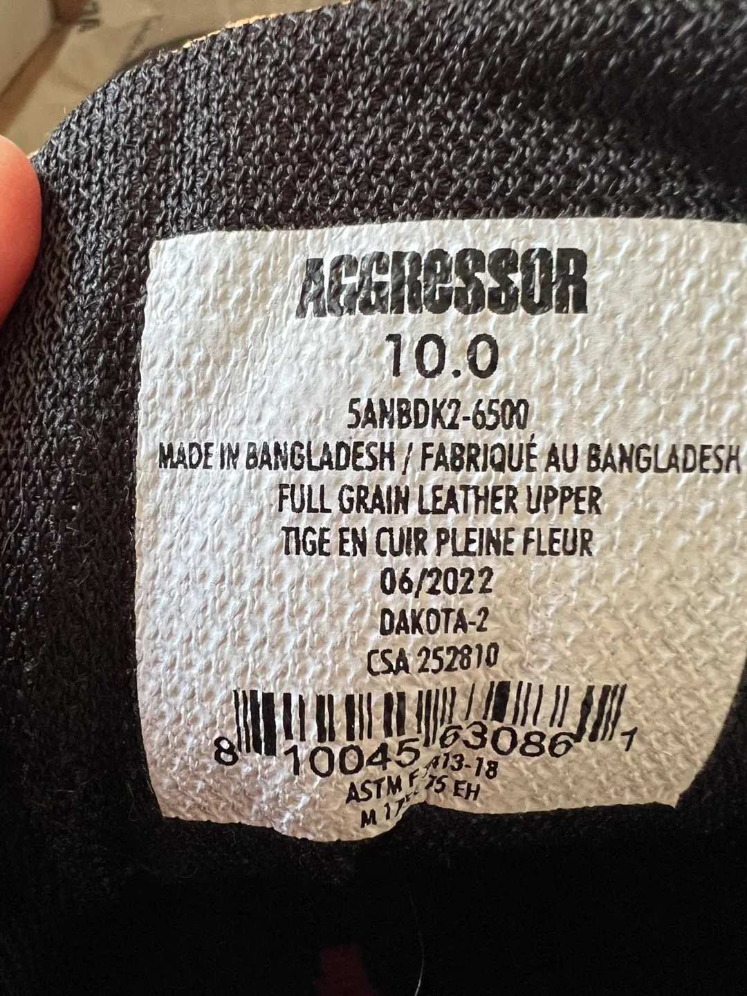 Steel Toes Construction LeatherBoots- Tan Men’s Size 10 image indicator(8)