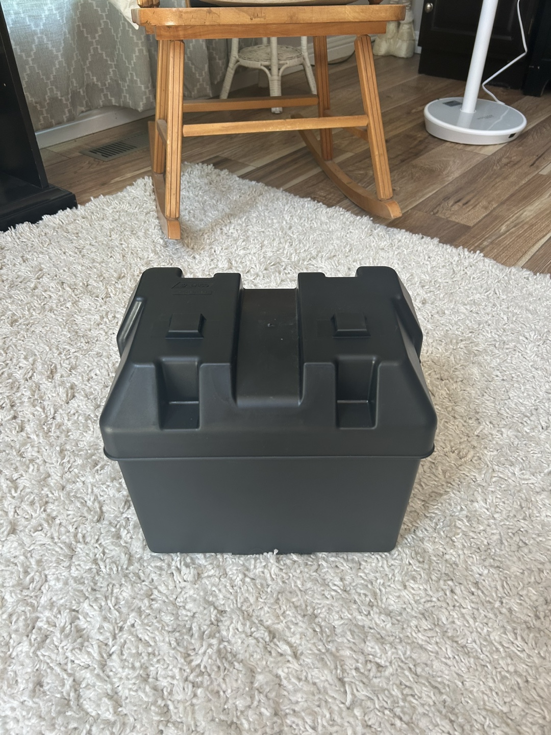 Black Battery Box with Strap