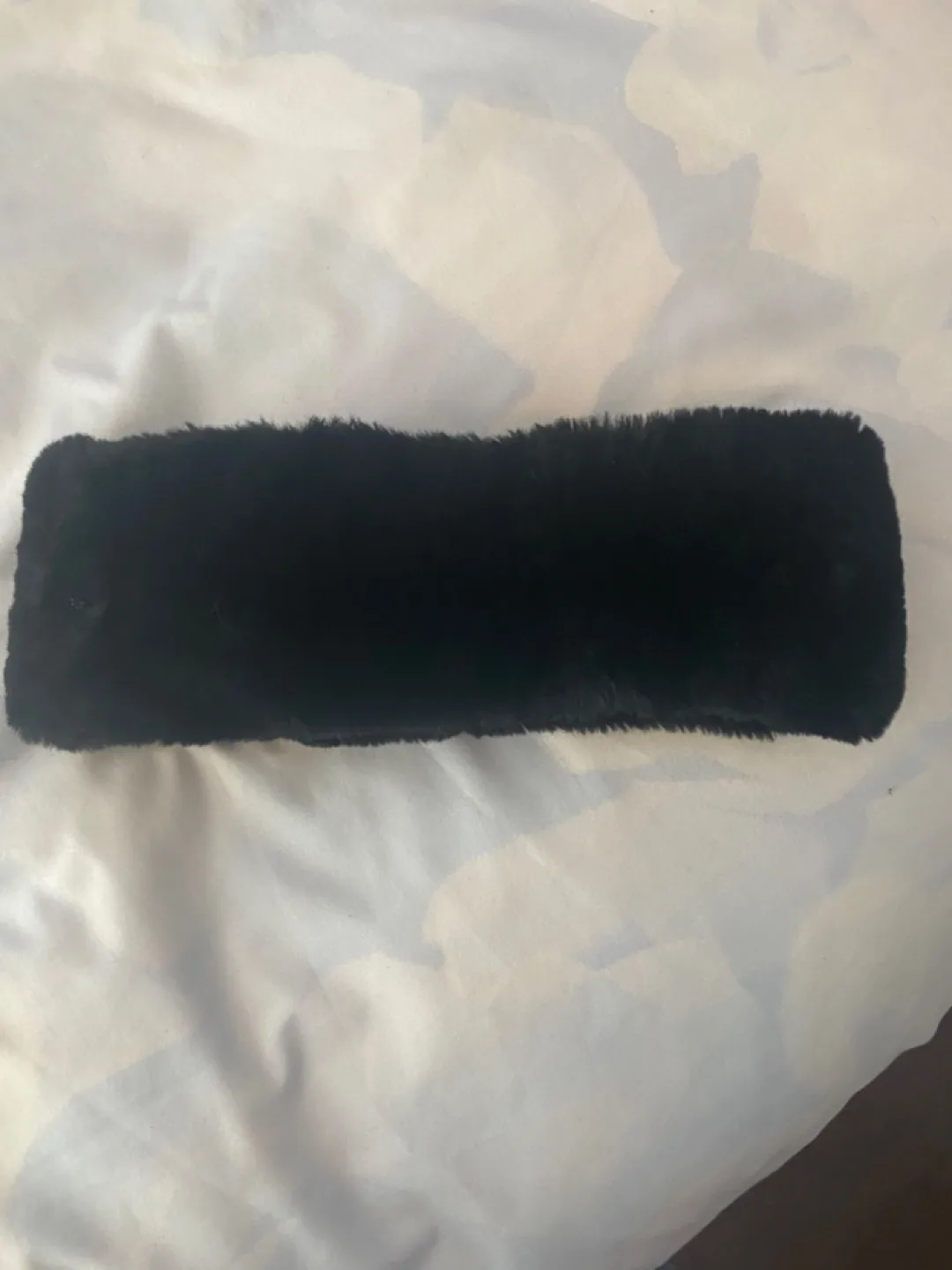 Black Faux Fur Ear Warmer thumbnail