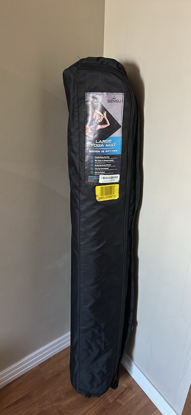Sensu Large Yoga Mat with Carry Bag