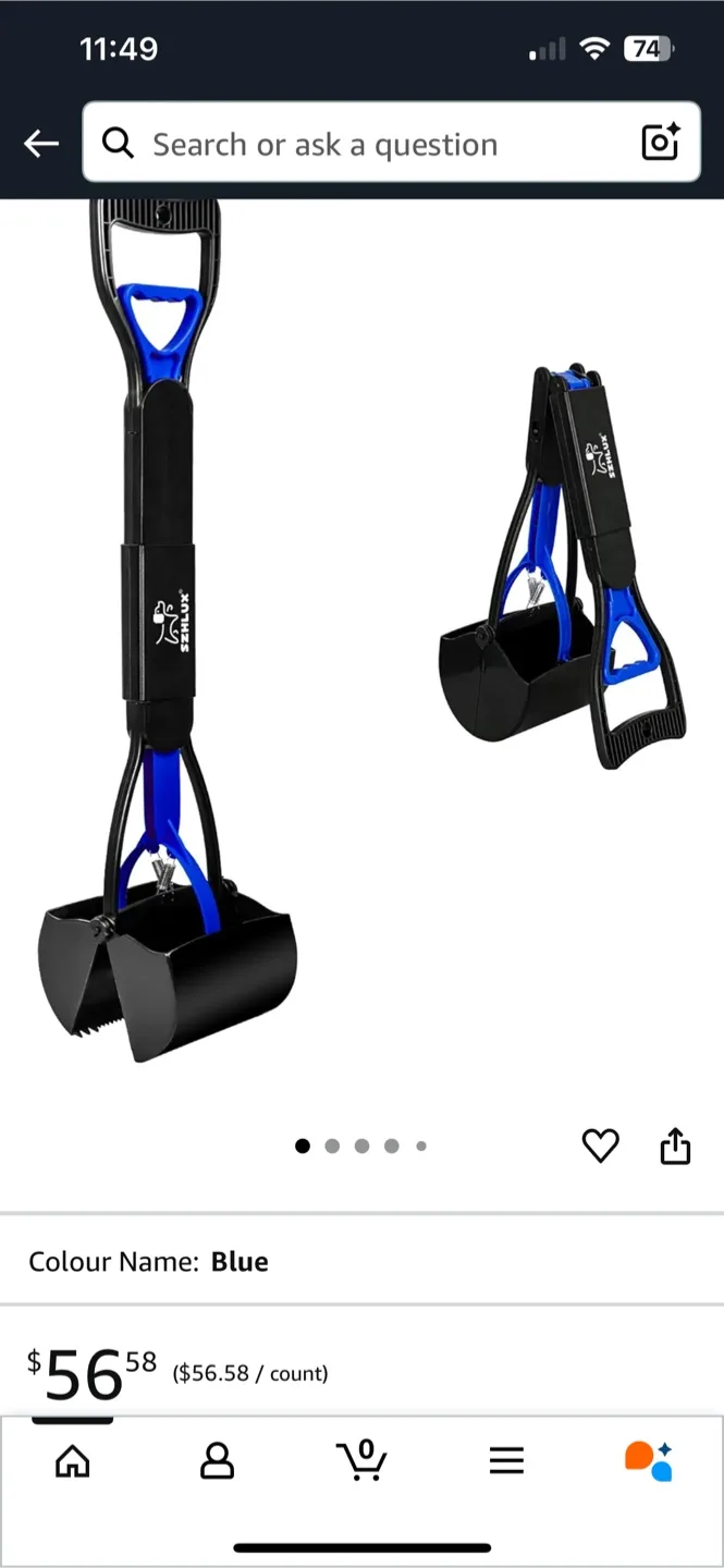 SZHLUX Foldable Pooper Scooper for Dogs image indicator(9)