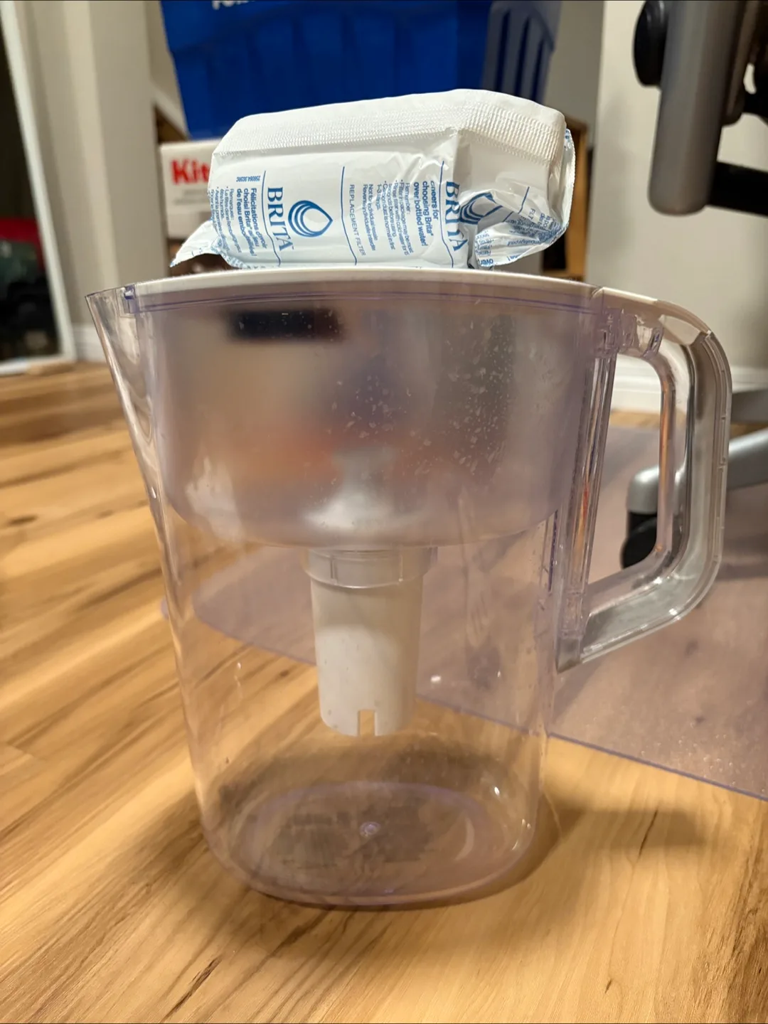 Brita water filter pitcher with new filter thumbnail