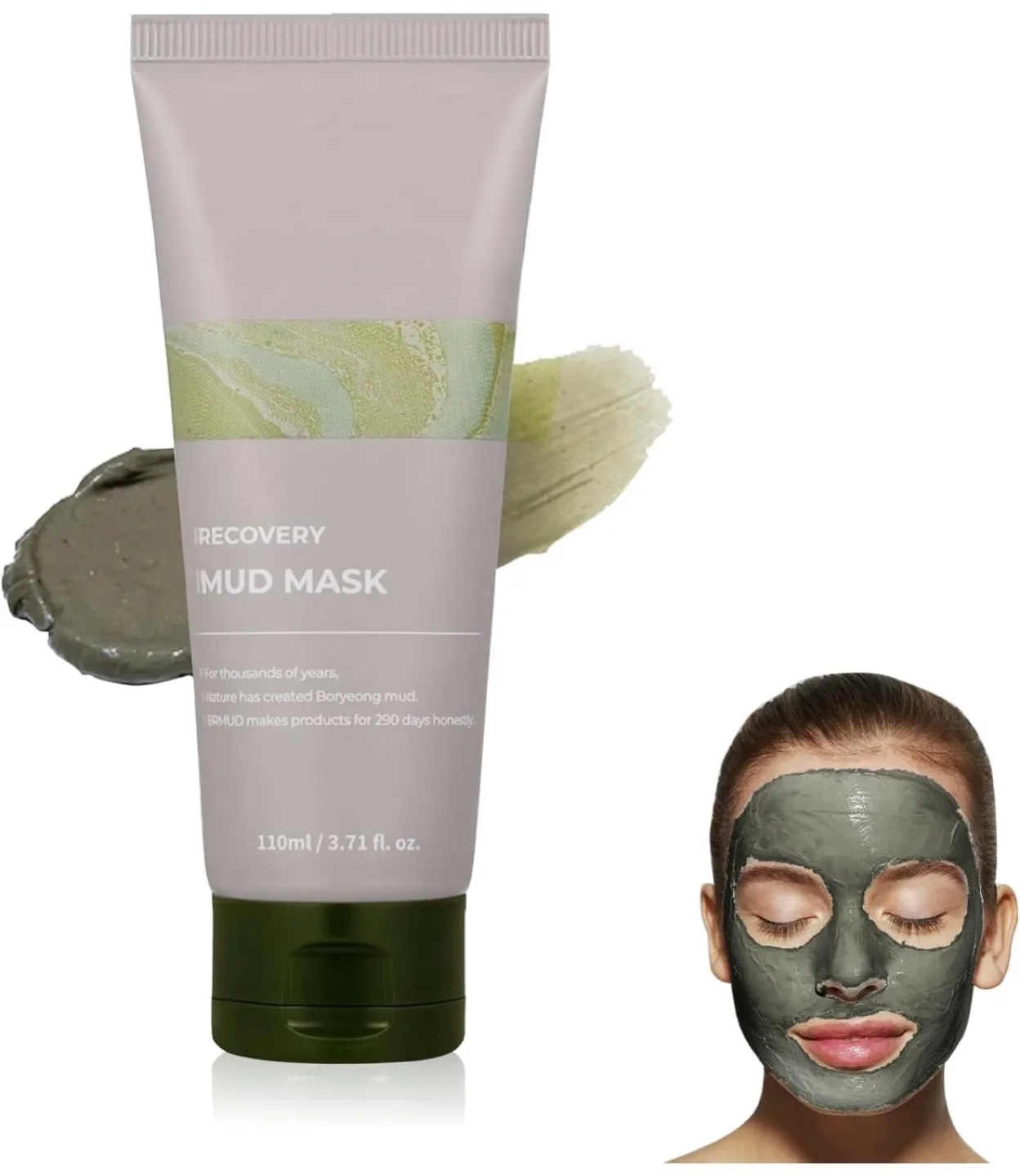 BRMUD Recovery Mud Mask - Deep Cleaning Facial Mask image indicator(3)