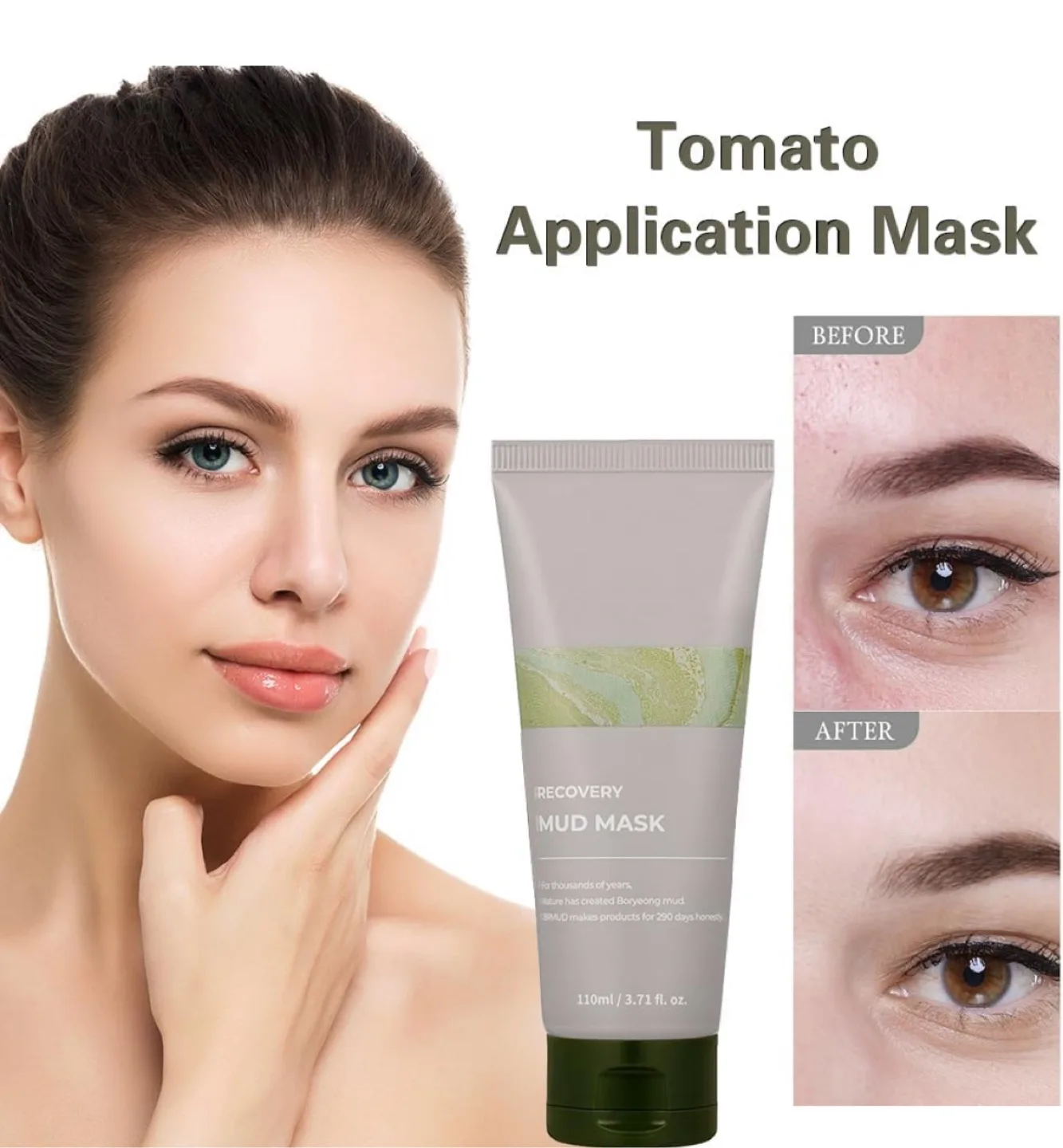 BRMUD Recovery Mud Mask - Deep Cleaning Facial Mask image indicator(7)