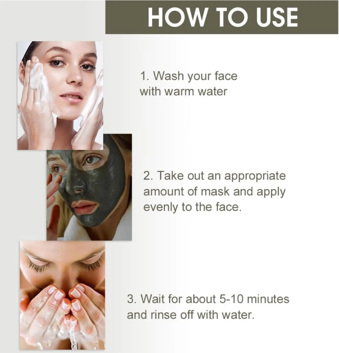 BRMUD Recovery Mud Mask - Deep Cleaning Facial Mask image indicator(8)