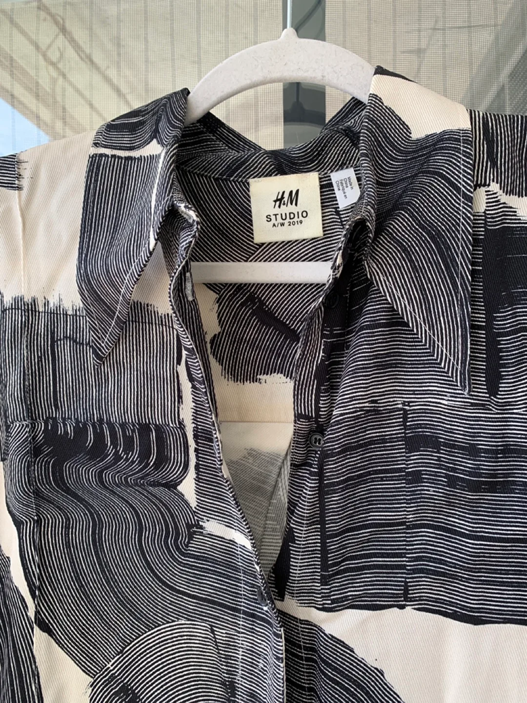 H&M Studio A/W 2019 Abstract Print Midi Shirt Dress image indicator(2)