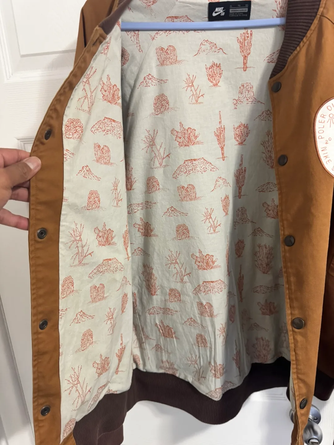 Nike SB x Polar Skate Co. Brown Jacket Size XL image indicator(5)