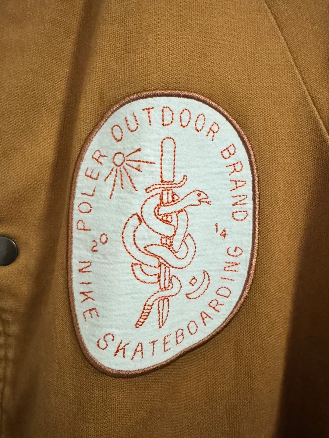 Nike SB x Polar Skate Co. Brown Jacket Size XL image indicator(2)