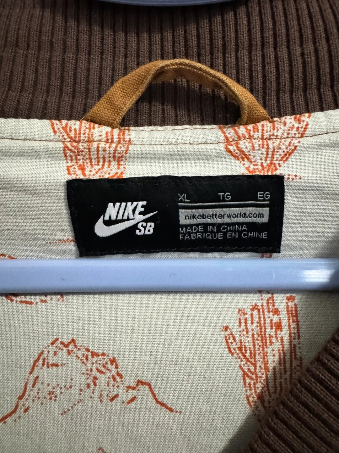 Nike SB x Polar Skate Co. Brown Jacket Size XL image indicator(3)