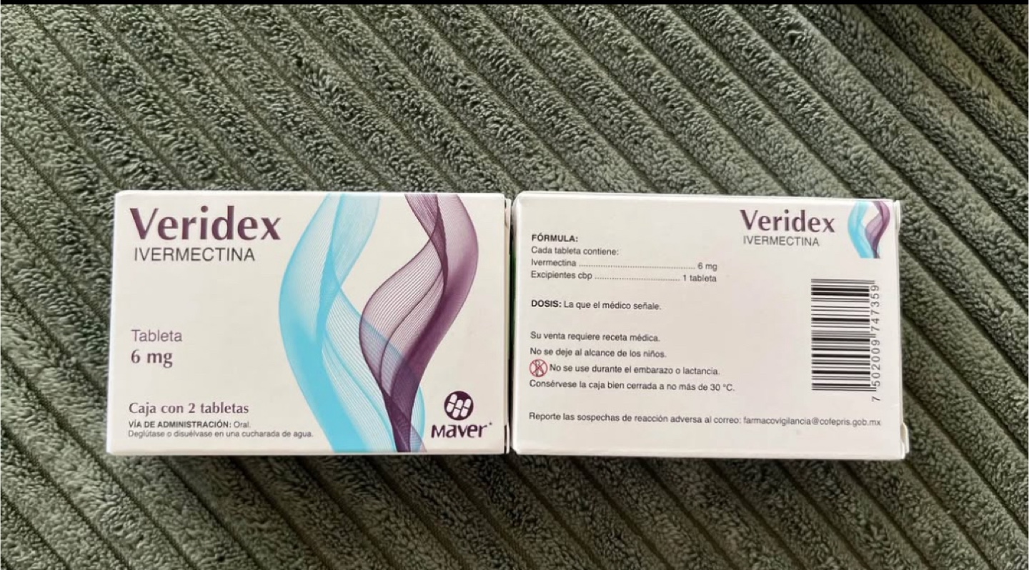 Unopened Veridex Ivermectin 6mg Tablets - 2 Tablets x 6 Boxes