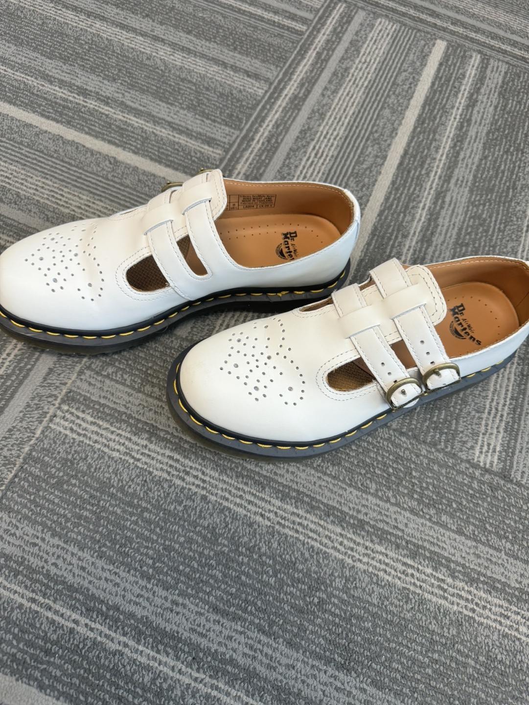 Dr. Martens 1461 Mary Jane Shoes - White - Women's Size 8 - photo 5