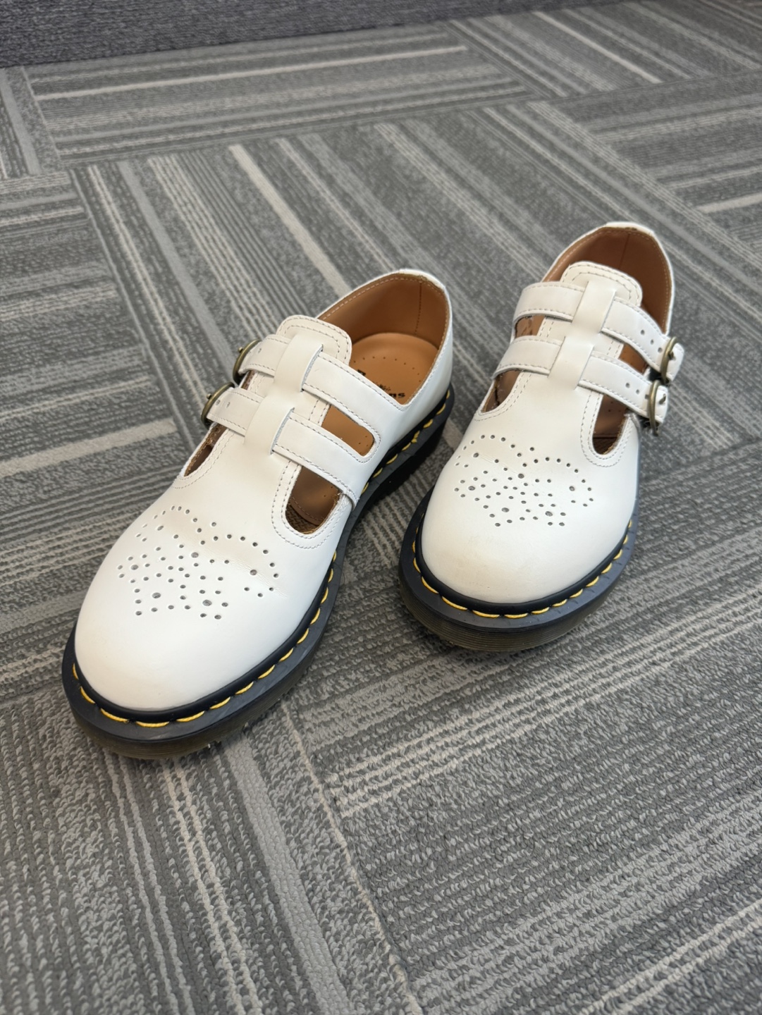 Dr. Martens 1461 Mary Jane Shoes - White - Women's Size 8 - photo 4