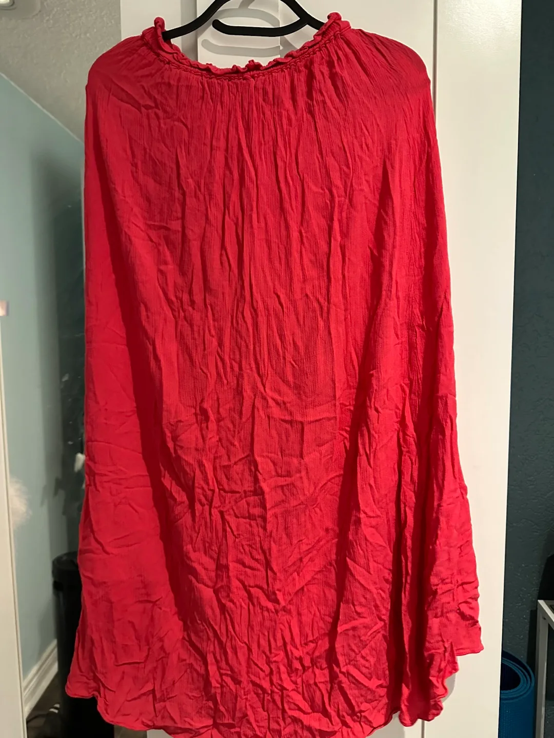 Women's Red Maxi Skirt thumbnail