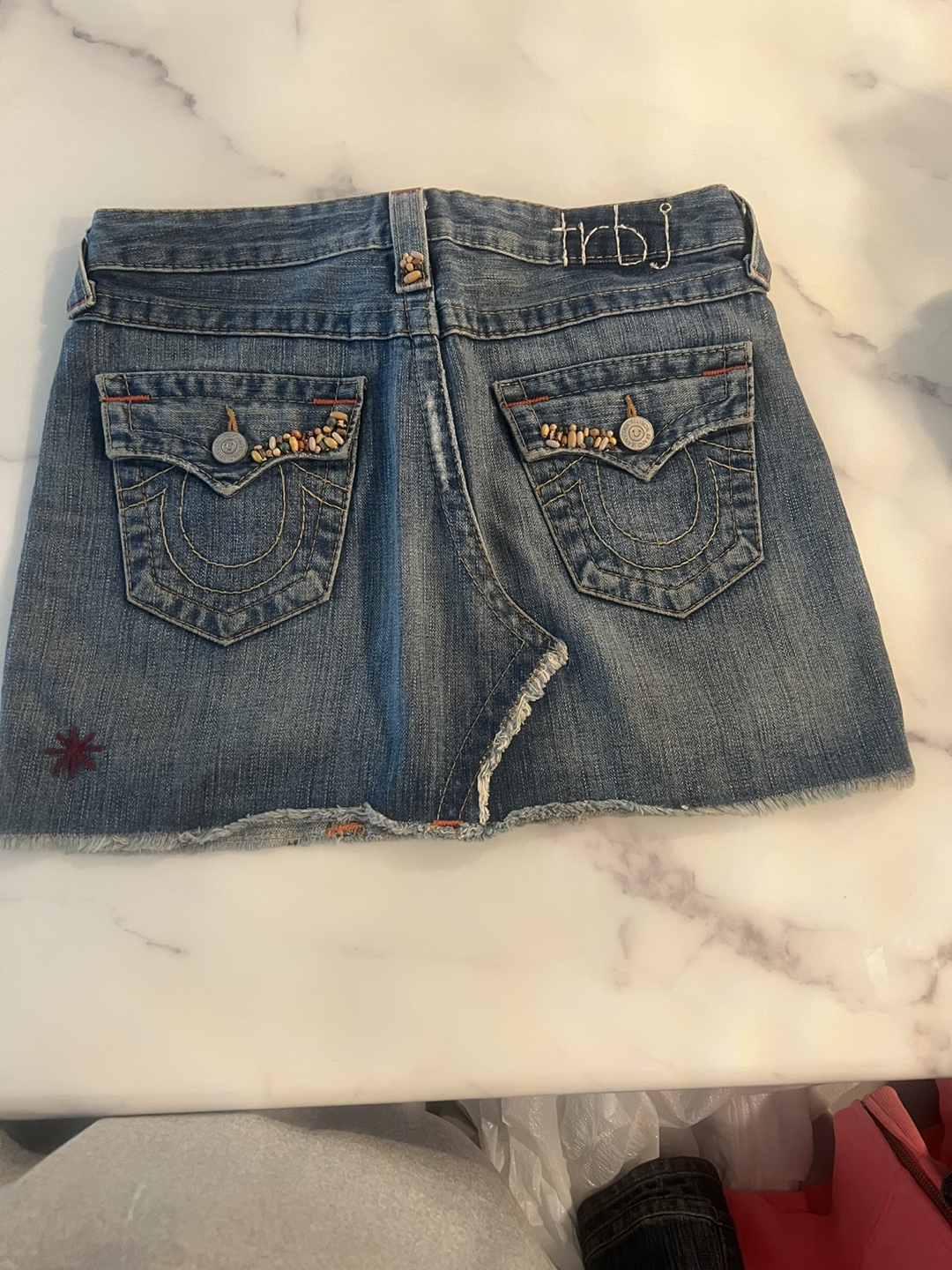 True Religion Mini Denim Skirt Size 26 - photo 2