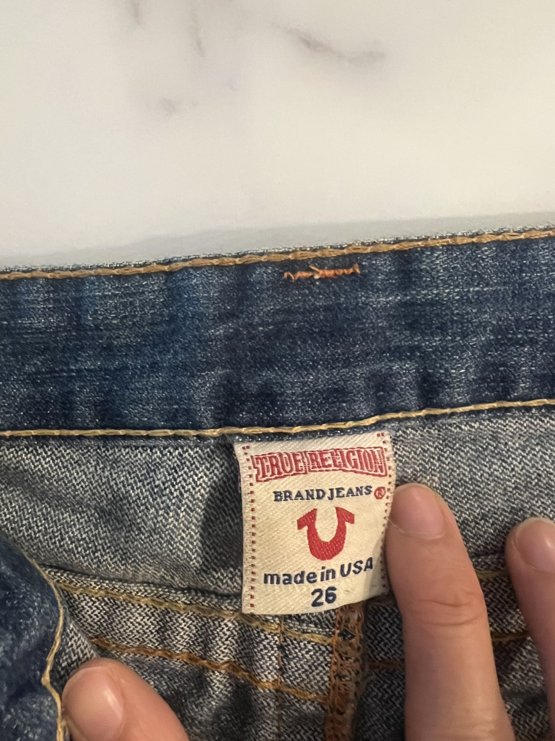 True Religion Mini Denim Skirt Size 26 - photo 3