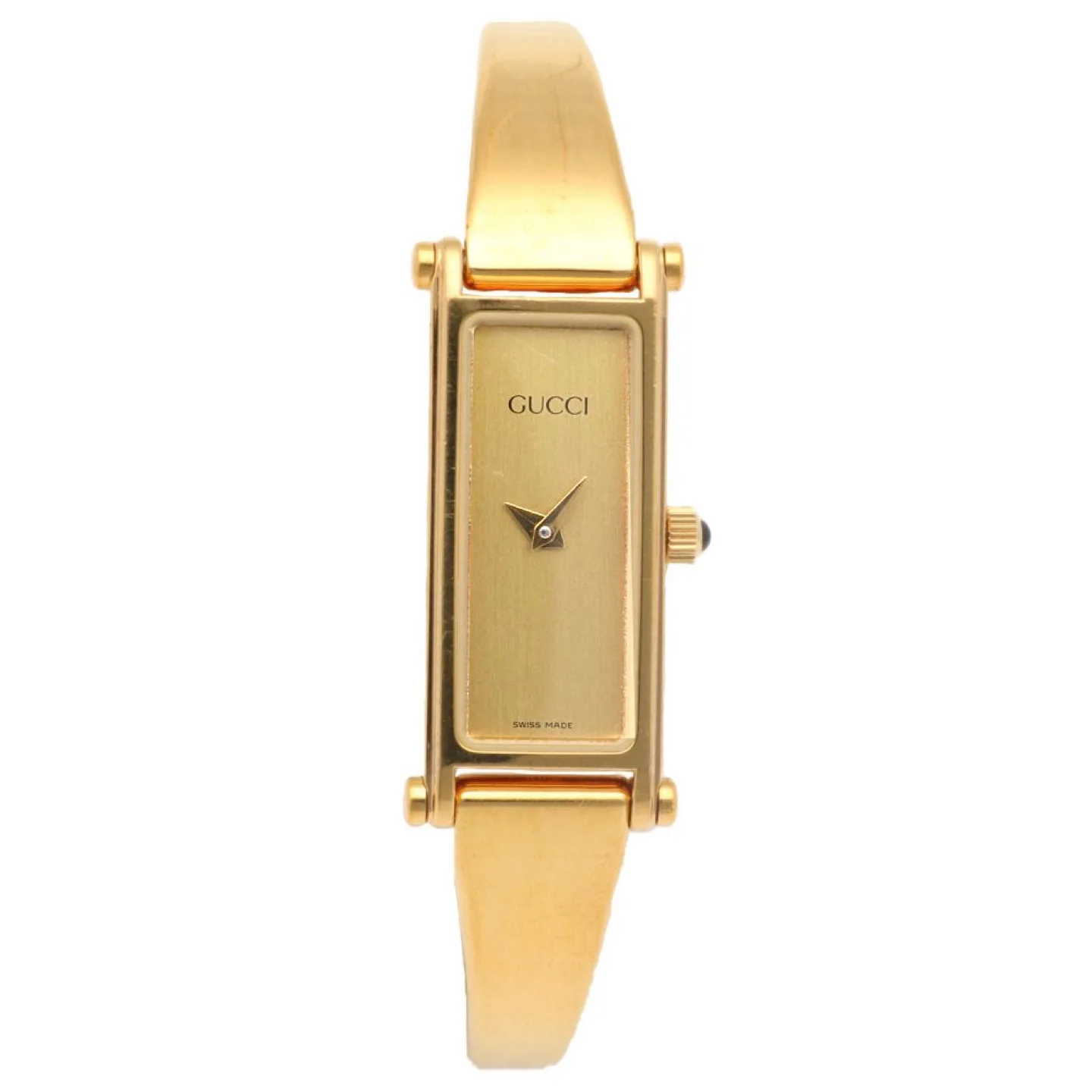 Vintage Gucci Women’s Watch, Gold-Plated, 1990s Swiss Quartz image indicator(2)