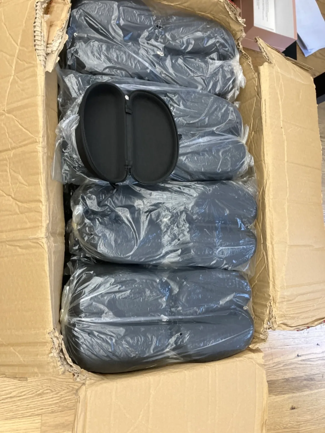 Bulk lot of new sunglasses cases thumbnail