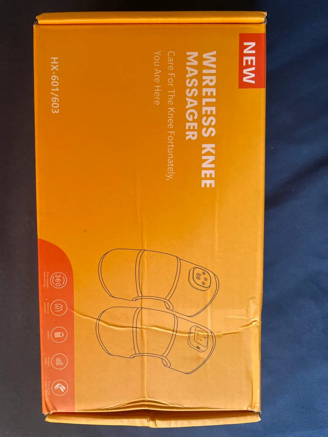 Recharge (1800 mAh) Knee & Shoulder Heat & Vibration Massager thumbnail