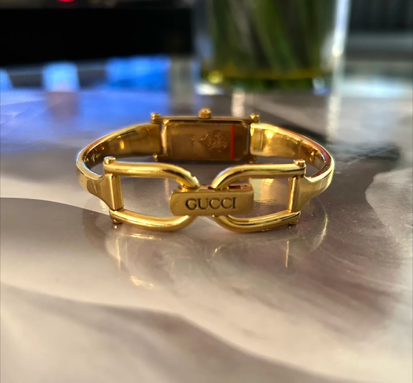 Vintage Gucci Women’s Watch, Gold-Plated, 1990s Swiss Quartz image indicator(7)