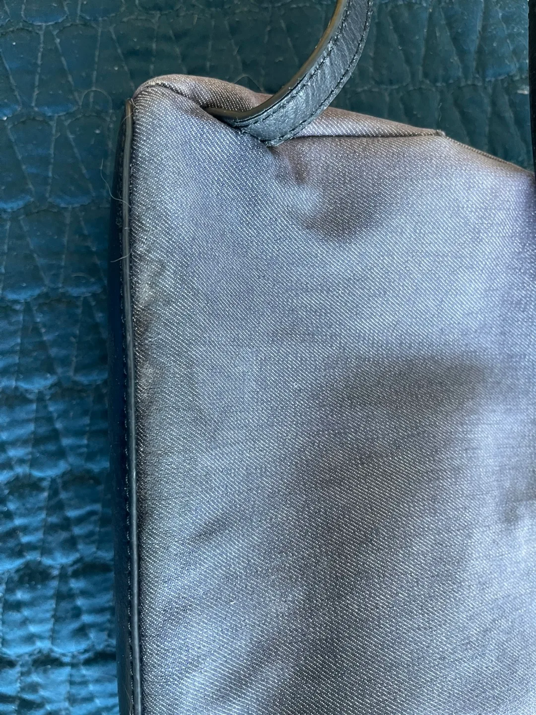 Kate Spade New York Grey Denim Poppy Backpack image indicator(5)