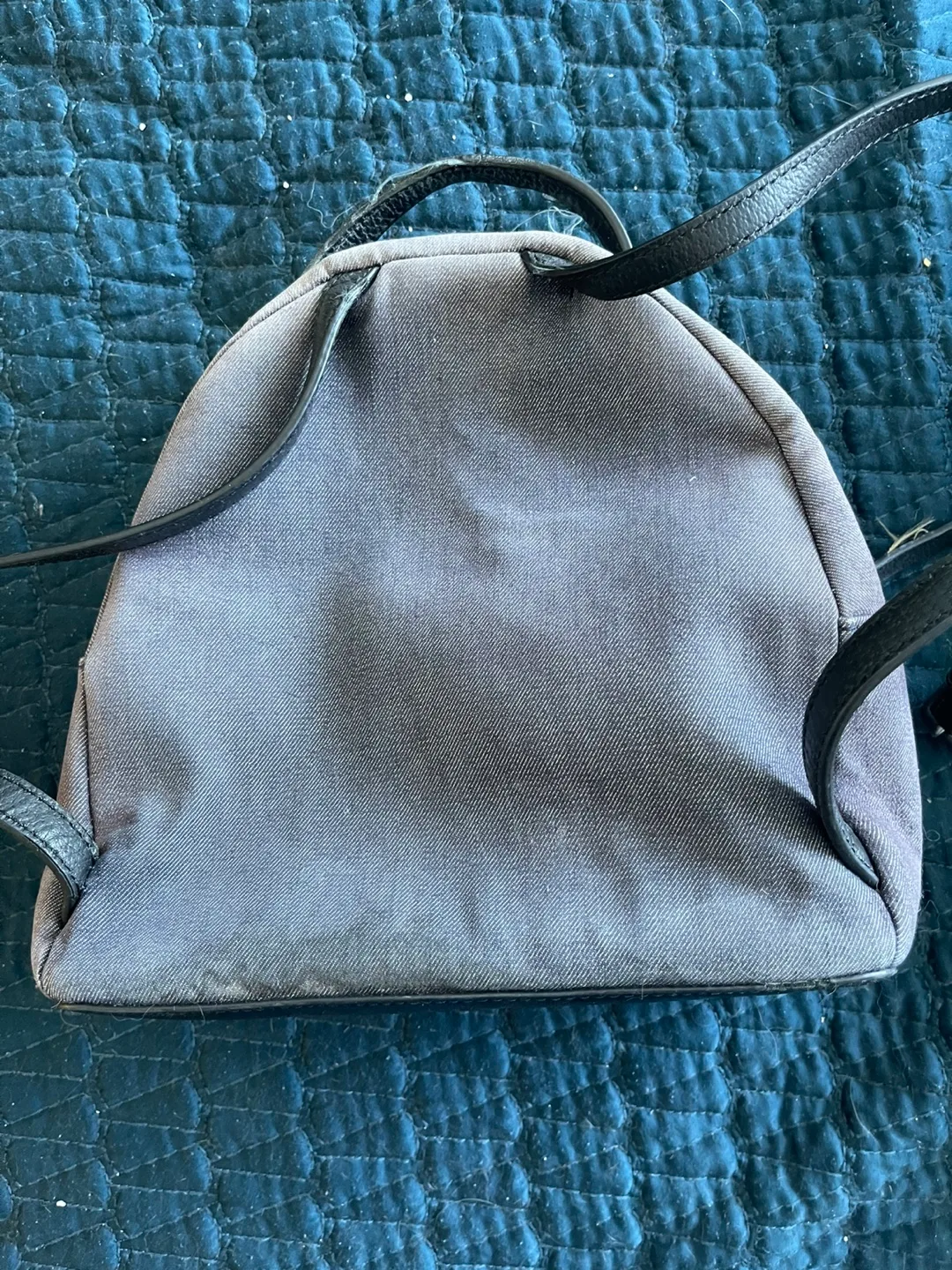 Kate Spade New York Grey Denim Poppy Backpack image indicator(2)