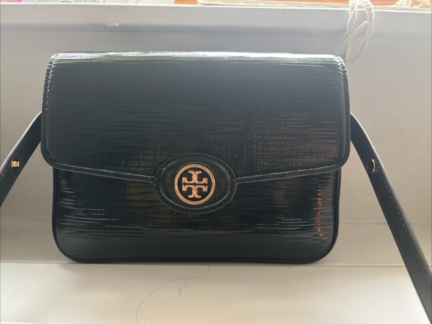Tory Burch Robinson Crosshatched Convertible Bag