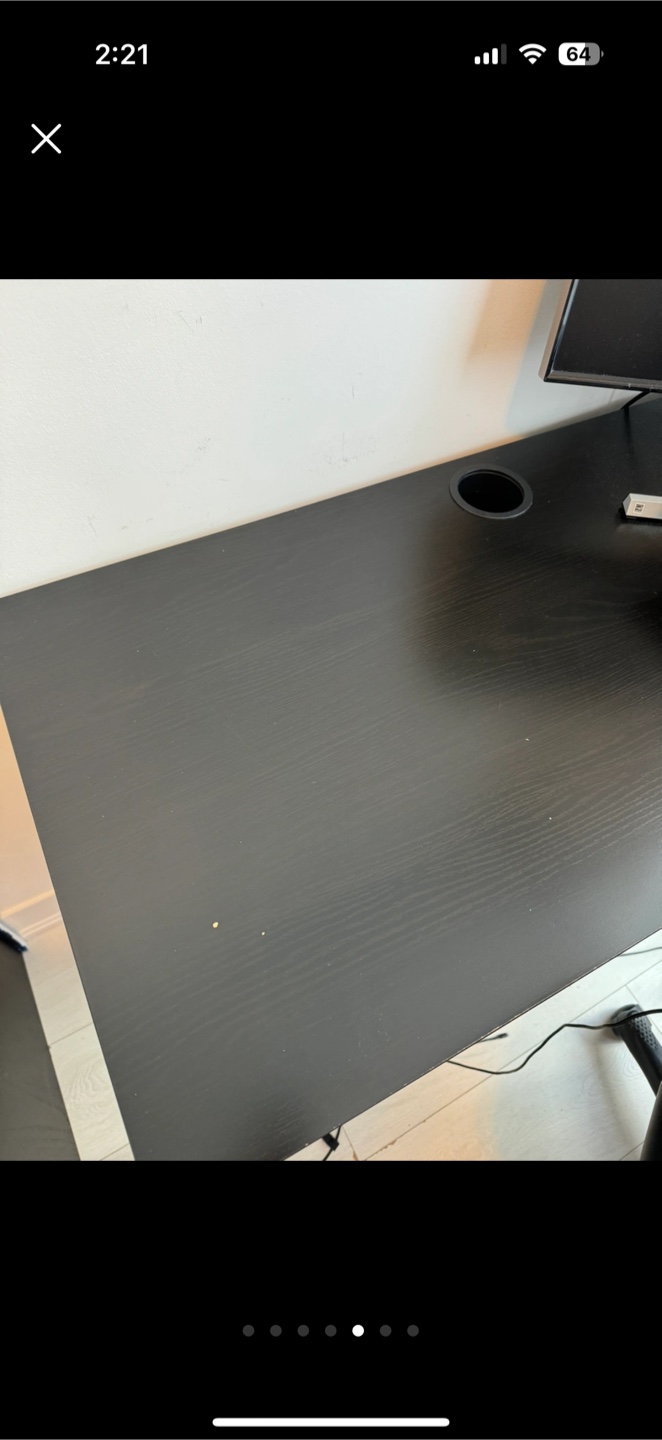 IKEA MICKE Desk - Black-Brown - photo 3