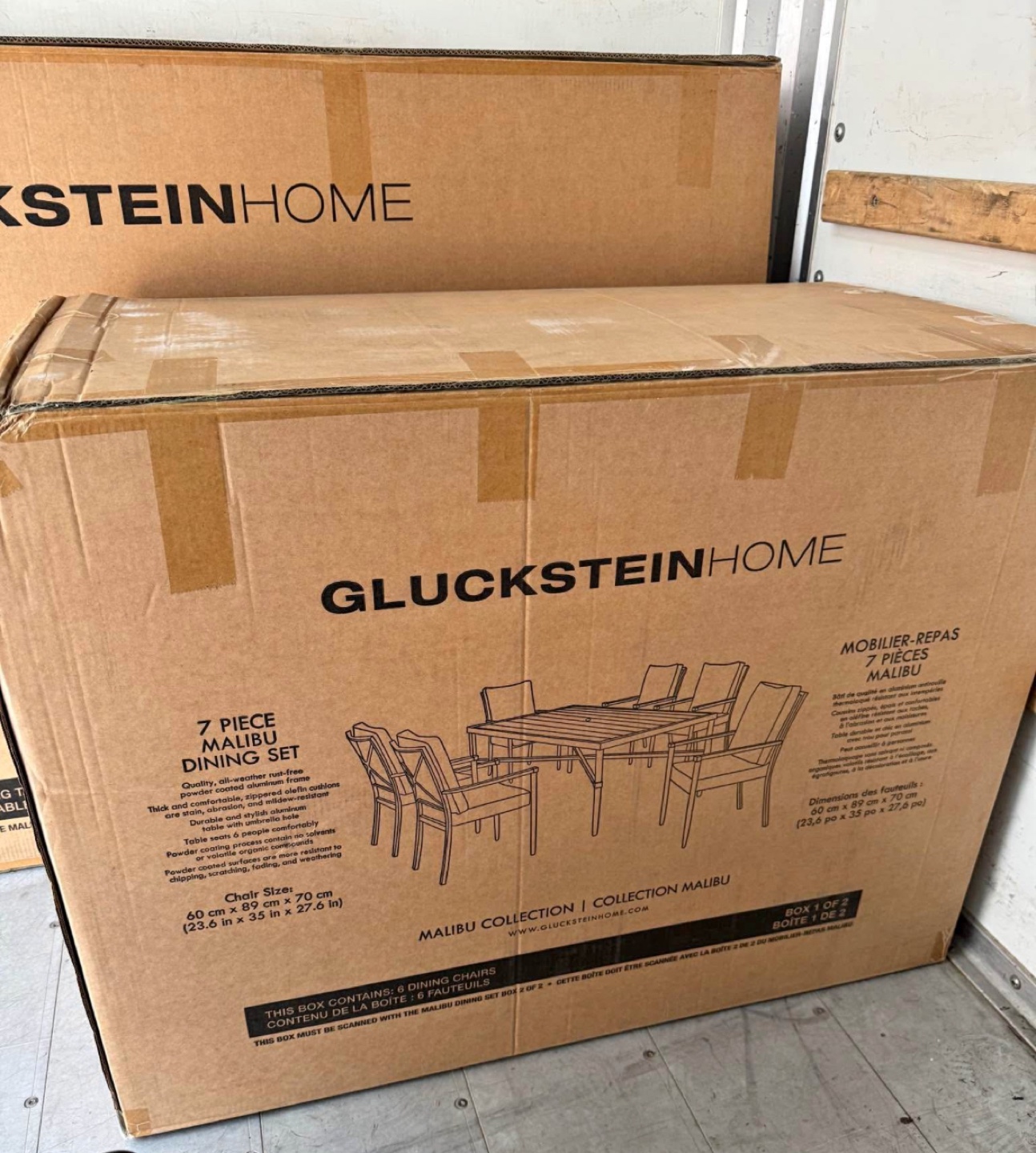Gluckstein Home Malibu 7-Piece Outdoor Dining Set - photo 2