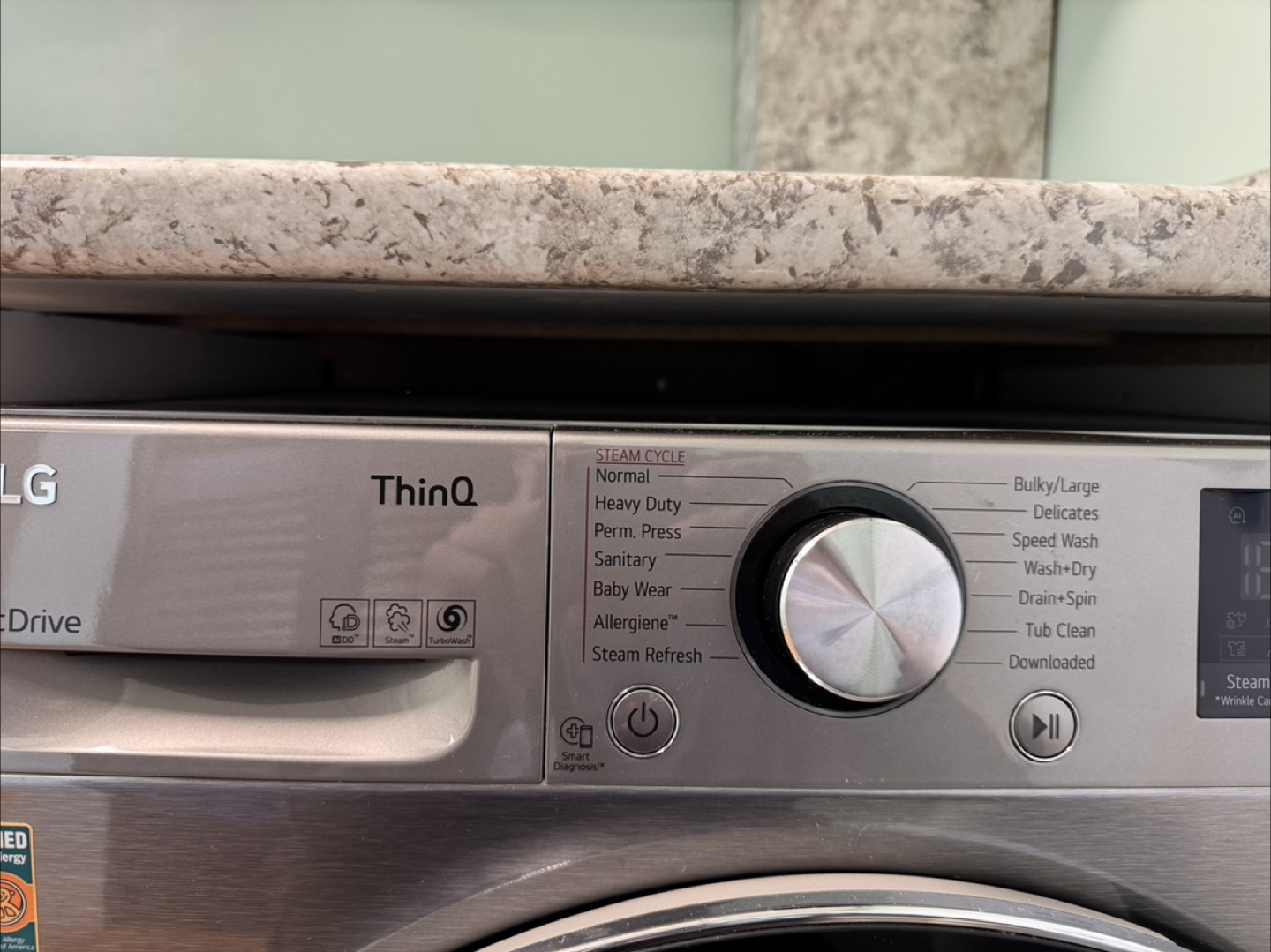 LG ThinQ Inverter DirectDrive Washer - photo 2