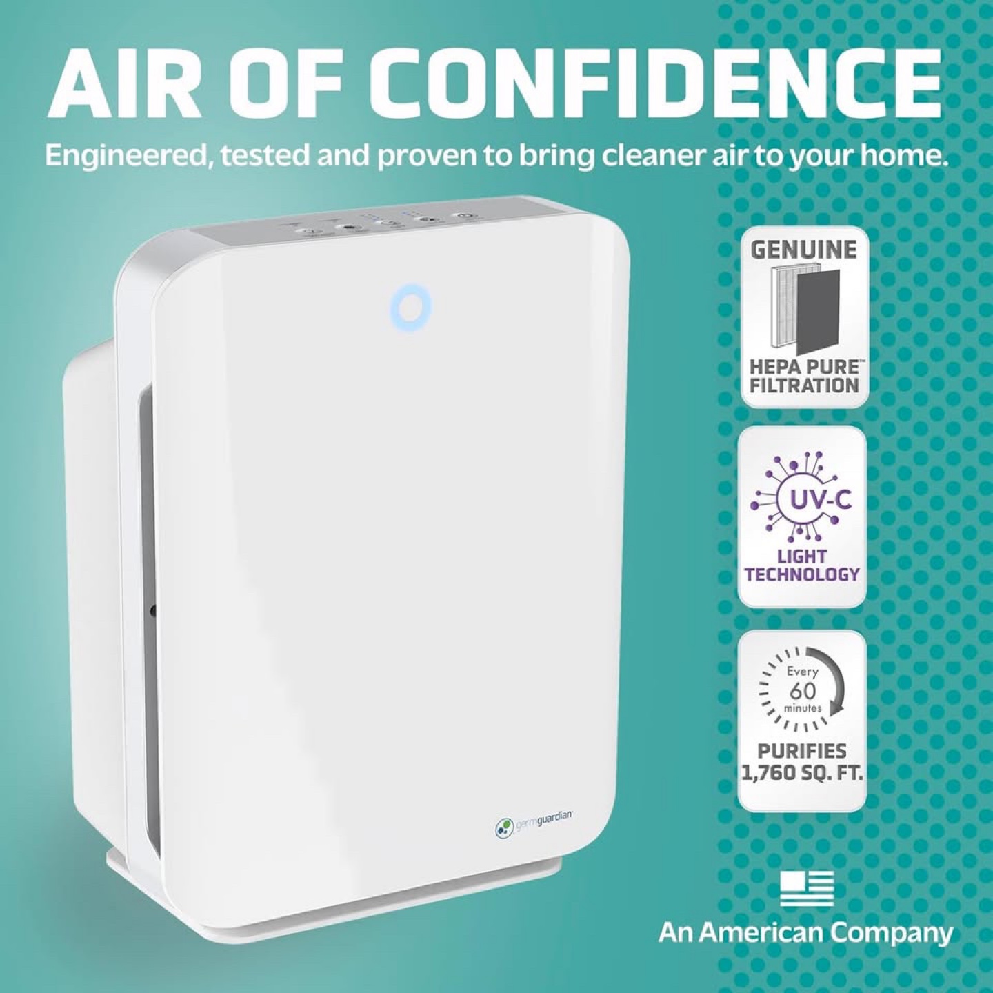 Air Purifier  "GERM GUARDIAN" with HEPA 13 Filter - photo 5