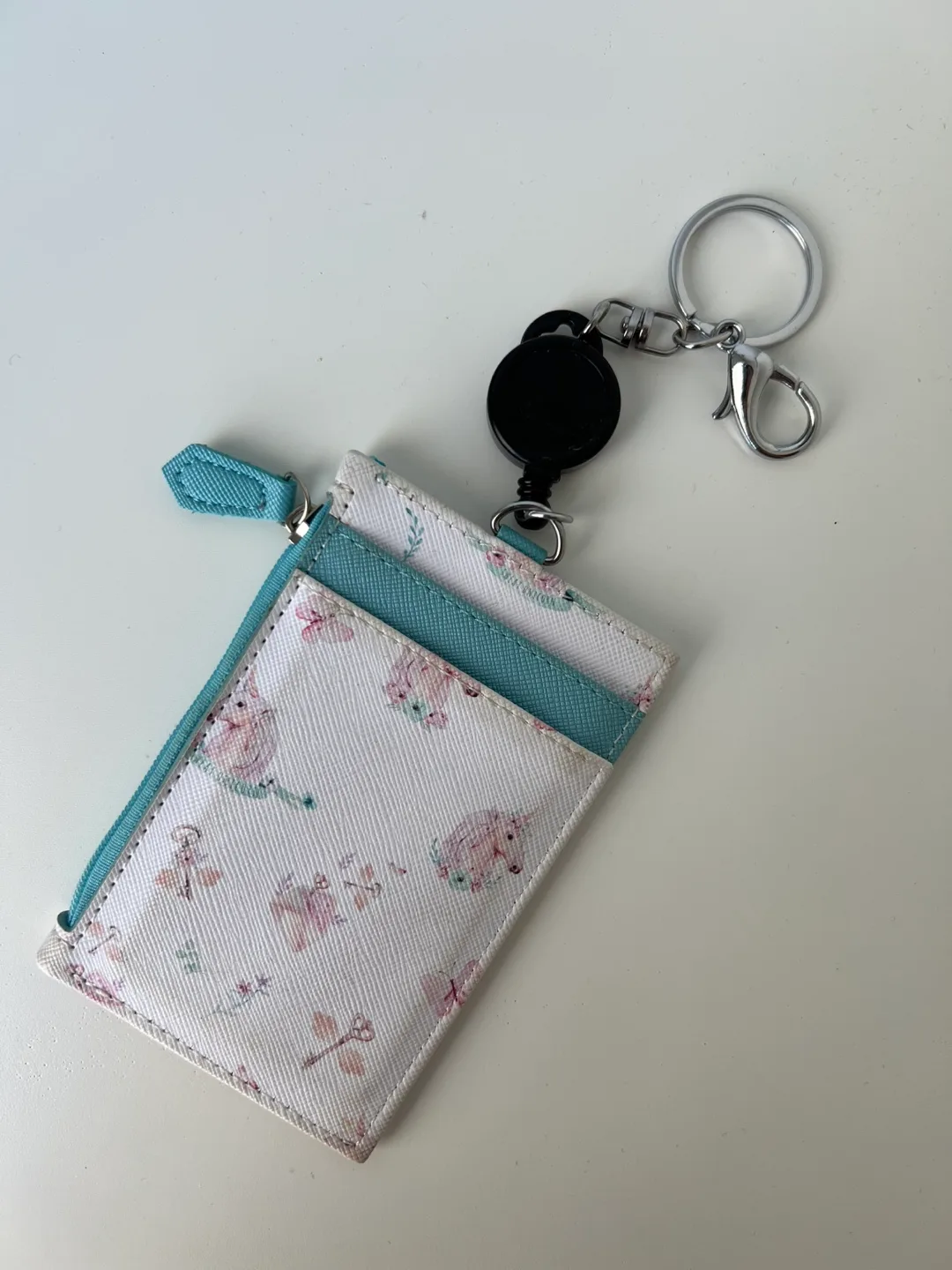ID Card Holder with Retractable Keychain 🏒 image indicator(3)