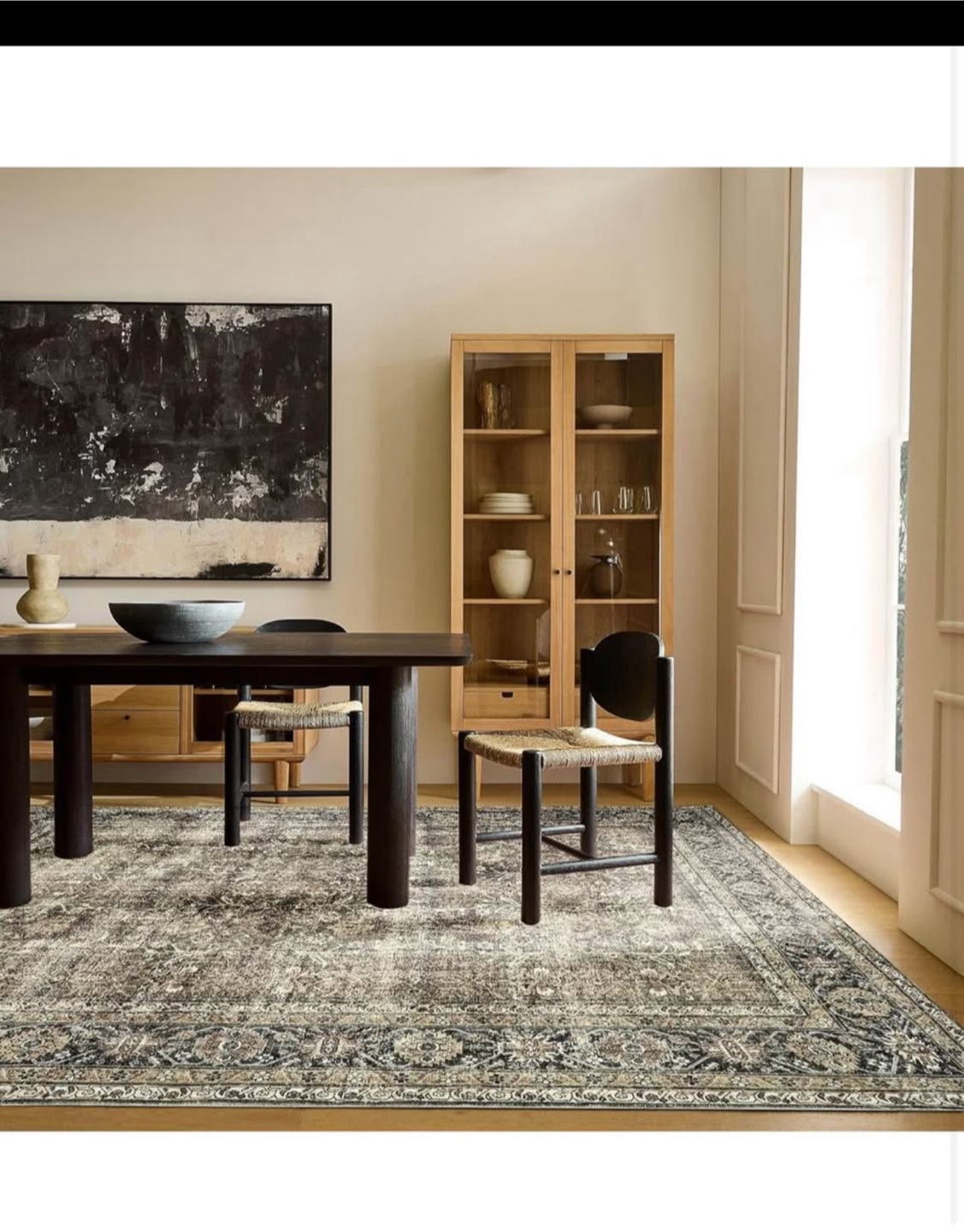 Large Area Rug,  8x10 Vintage-Inspired Design - photo 4