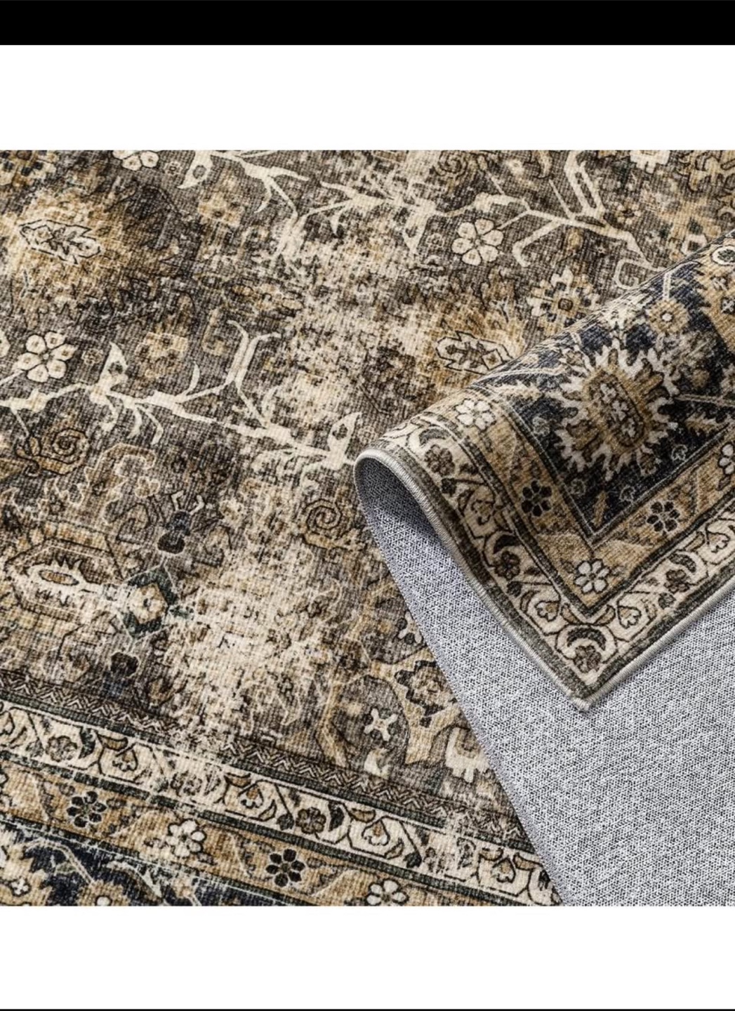 Large Area Rug,  8x10 Vintage-Inspired Design - photo 3
