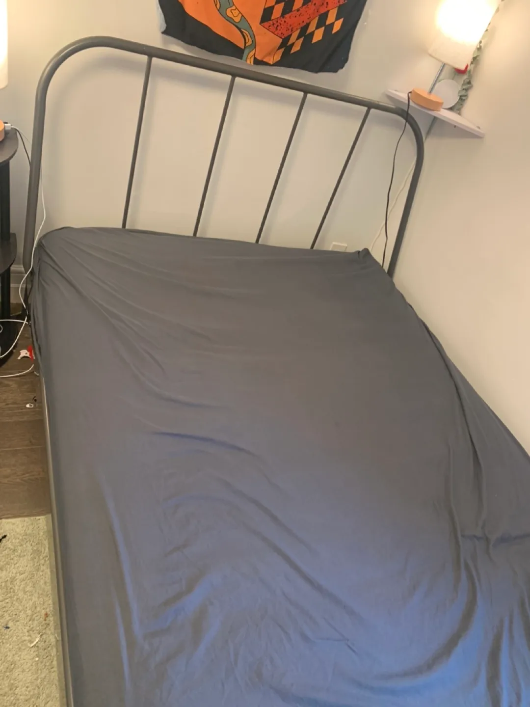 Double Bed Frame AND mattress thumbnail