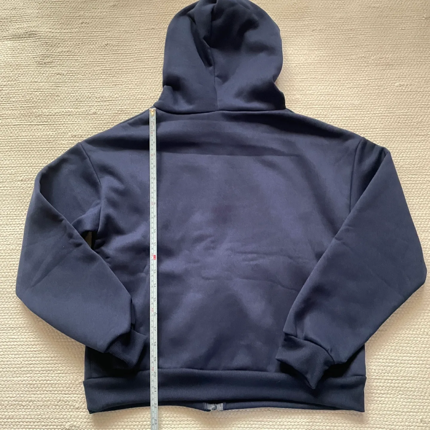 🥕Navy Blue Zip-Up Hoodie image indicator(4)