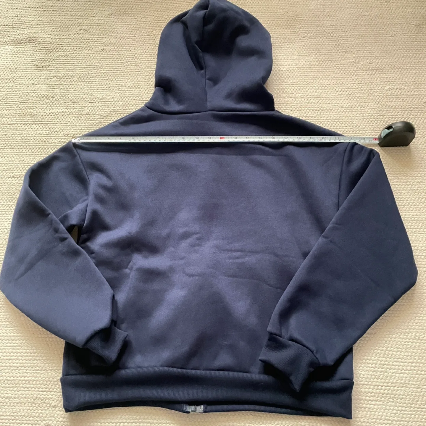 🥕Navy Blue Zip-Up Hoodie image indicator(3)